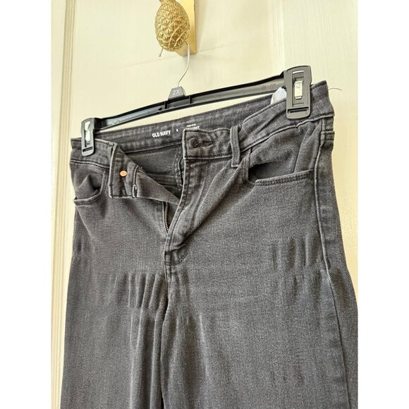 Old Navy women’s size 8 High Rise Straight black pants - Picture 3 of 7